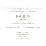 Rouwkaart met meeuw 3