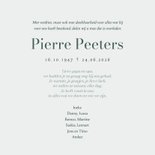 Rouwkaart natuur bos waterverf afscheid uitnodiging 3