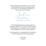 Rouwkaart paarse alliumbloem eucalyptus 3