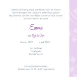 rouwkaart paarse orchidee 3