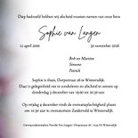 Rouwkaart takken met regendruppels 3