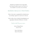 Rouwkaart vlinder stijlvol bloemen kind jongen meisje 3