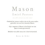 Rouwkaart vlinder waterverf goud mint stijlvol 3