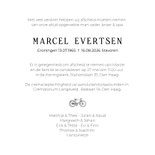 Rouwkaart voor een fiets- of wielren liefhebber 3