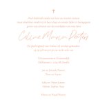 Rouwkaart waterverf zalmroze foto stijlvol 3