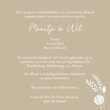 Rouwkaart wilde bloemen en grassen 3