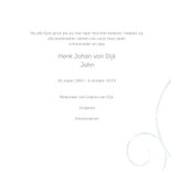 Rouwkaart zee blauw 3