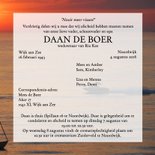 Rouwkaart Zonsondergang boten 3