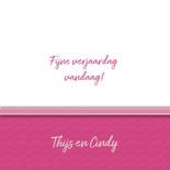 Roze ranonkel kaart 3