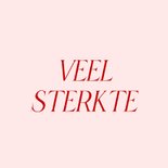 Roze sterktekaartje wat kut typografisch 2