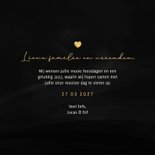 Save the date Merry & Married met hart op achtergrond 3