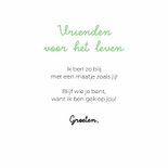 Schattige vriendschapskaart voor beste vriend van 2 hondjes 3