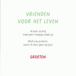 Schattige vriendschapskaart voor beste vriend van 2 hondjes 3