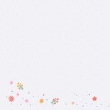 Sending you a smile - flowers and dots - zomaar kaart 2
