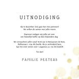 Sfeervolle uitnodiging pensioenfeest krijtbord lampjes 3