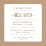 Silhouet Geboorte Paardenbloem JG Achterkant