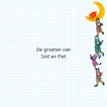 Sinterklaas kaart met chocolade-letter K 3