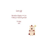  Sinterklaaskaart met beertje – Groetjes van Sint 3