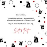 Sinterklaaskaart wie zoet is krijgt lekkers vrolijk 3