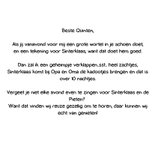 Sinterklaaskaarten Ozosnel verteld een geheimpje 2