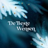 Sjieke kerstkaart kerstboom takken 2