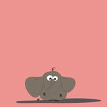 Sorry kaart met een olifant en een groot sorry bord 2