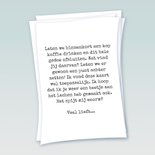 Sorry-kaart met vintage typemachine 3