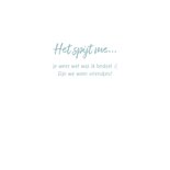 Sorry tulp - vergeving 3
