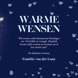 Sprankelende kerstkaarten holografisch hart warme wensen 3