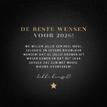 Sprankelende nieuwjaarskaart met sterretje vuurwerk 3
