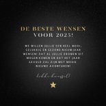 Sprankelende nieuwjaarskaart met sterretje vuurwerk 3