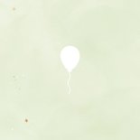 Sterkte kaart jaardag stilgeboren baby ballon groen 2