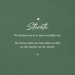Sterkte kaart liefde en troost hartje 3