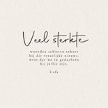 Sterkte kaart met paardenbloem aquarel 3