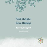 Sterkte kaart plantje groen 3