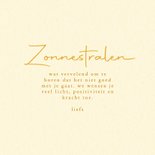 Sterkte kaart zonnestralen met aquarel zon 3