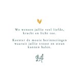 Sterkte moeilijke tijd hartje goud verf groen blauw 3