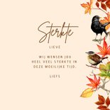 Sterkte vogels herfstblad 3