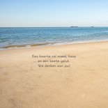 Sterktekaart kustlijn zee en strand 2