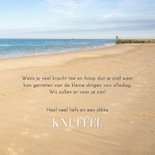 Sterktekaart kustlijn zee en strand 3