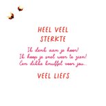 Sterktekaart met bloemen en lieveheersbeestjes 3