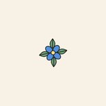 Sterktekaart met hartje en bloemen in tattoo style 2