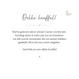 Sterktekaart met vlinders sterfdag of verjaardag overledene 3