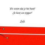 Sterktekaart niet eerlijk octopus met twee rackets 3