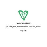 Sterktekaartje 'Denk aan je' Sanquin kaartencollectie  3