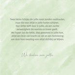 Sterktekaartje stilgeboren tweeling voor opa en oma 3