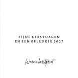 Stijlvol kerstkaartje met groen kerst licht 3
