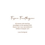 Stijlvol kerstkaartje met kerst lichtjes in takken 3