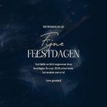 Stijlvolle 2026 kerstkaart met marmer swirl 3