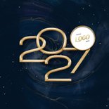 Stijlvolle 2027 zakelijke kaart met marmer swirl 2